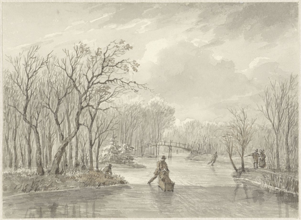 Winterlandschaft von Daniël van Oosterhoudt