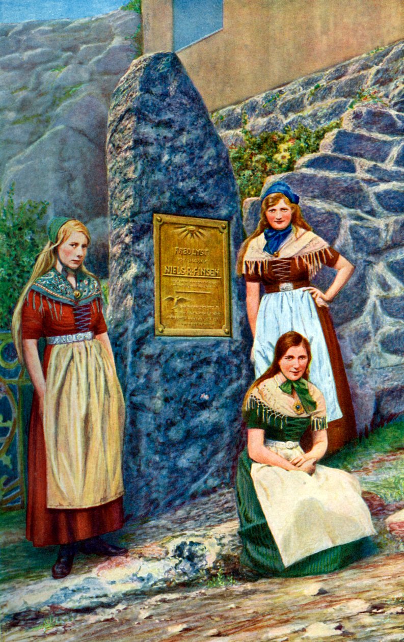 Mädchen von Strimi Island, Dänemark von Danish Legation