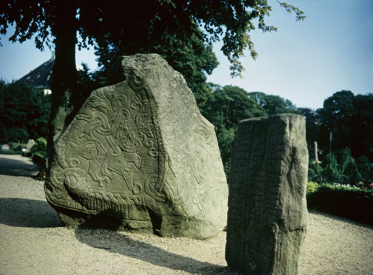 Wikinger-Runensteine von Danish School