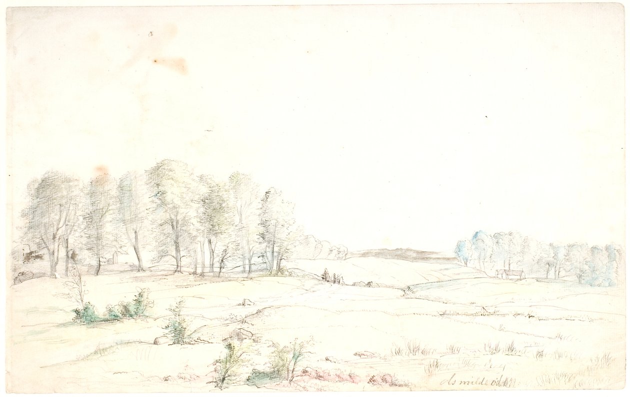 Landschaft bei Aminderød von Dankvart Dreyer