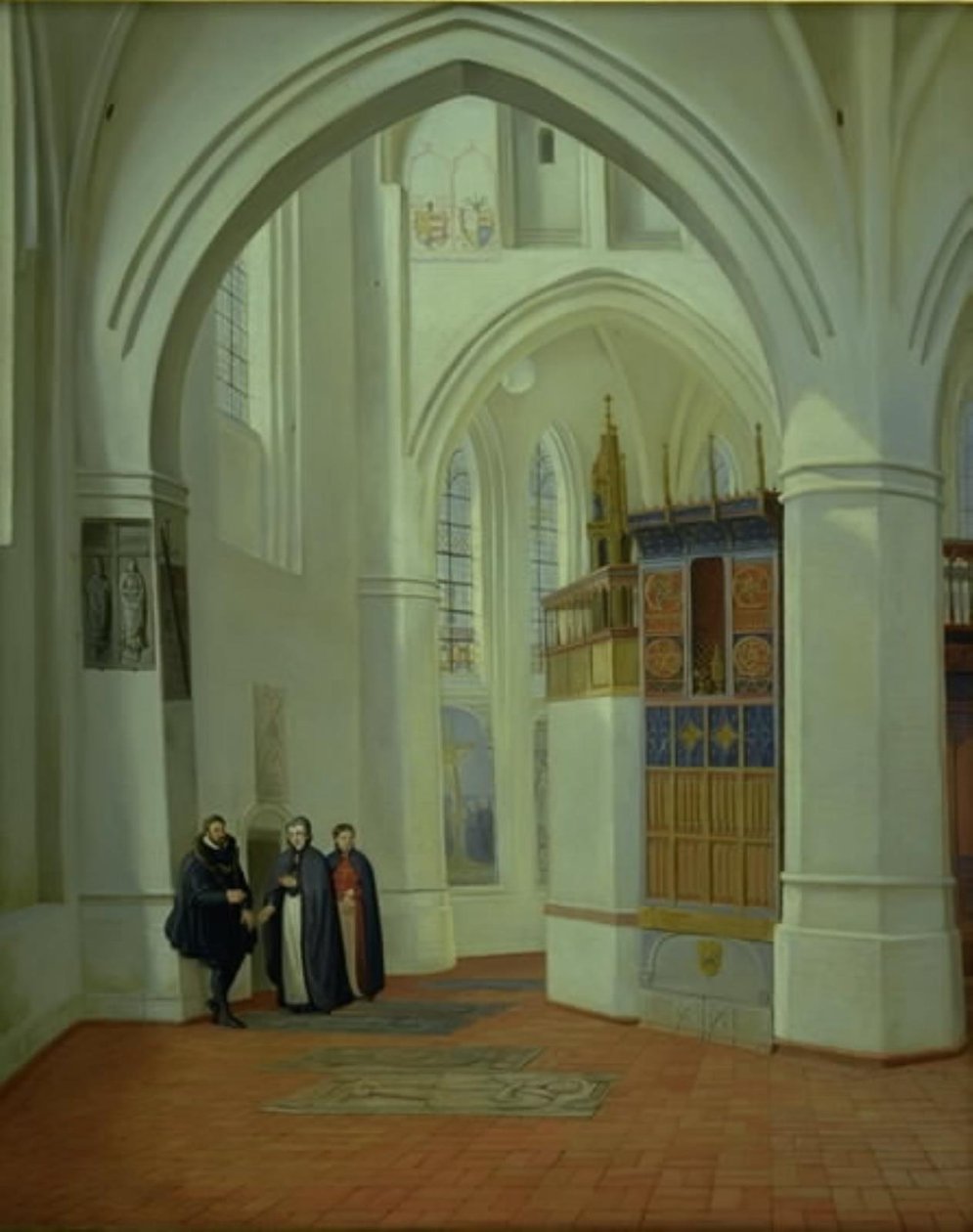 Der Chor der Kirche von Assens von Dankvart Dreyer