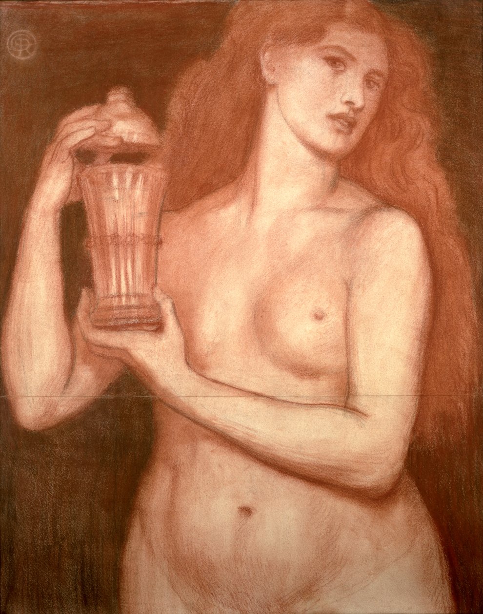 Studie eines weiblichen Aktes von Dante Gabriel Charles Rossetti