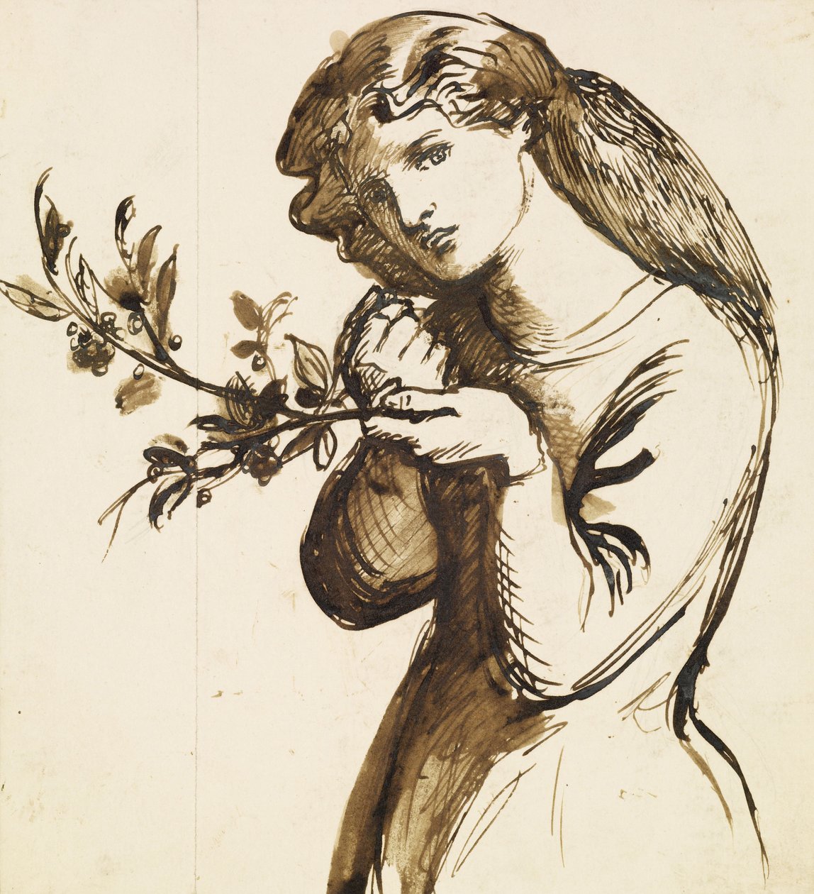 Weiblich von Dante Gabriel Charles Rossetti