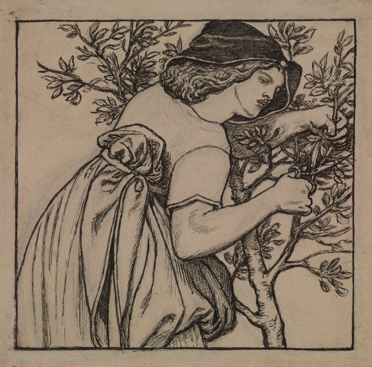 König Renés Flitterwochen von Dante Gabriel Charles Rossetti