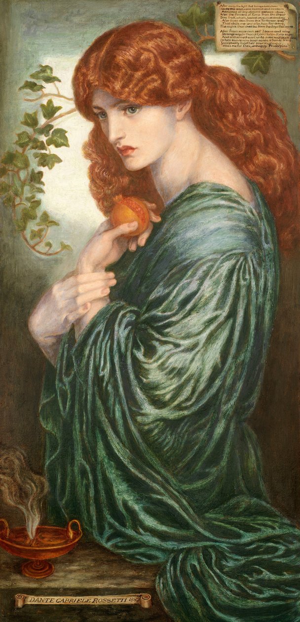 Proserpina von Dante Gabriel Charles Rossetti