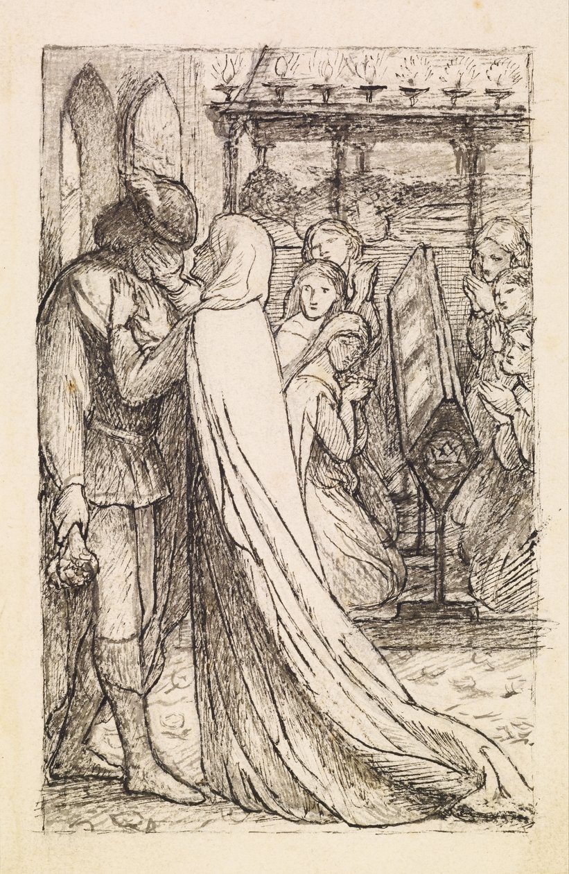 Der Fortschritt des Prinzen von Dante Gabriel Charles Rossetti