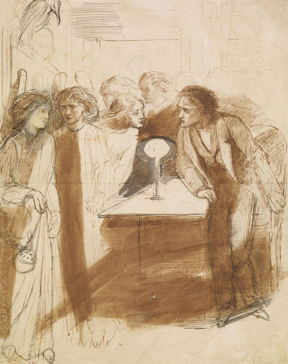 Der Rabe von Dante Gabriel Charles Rossetti