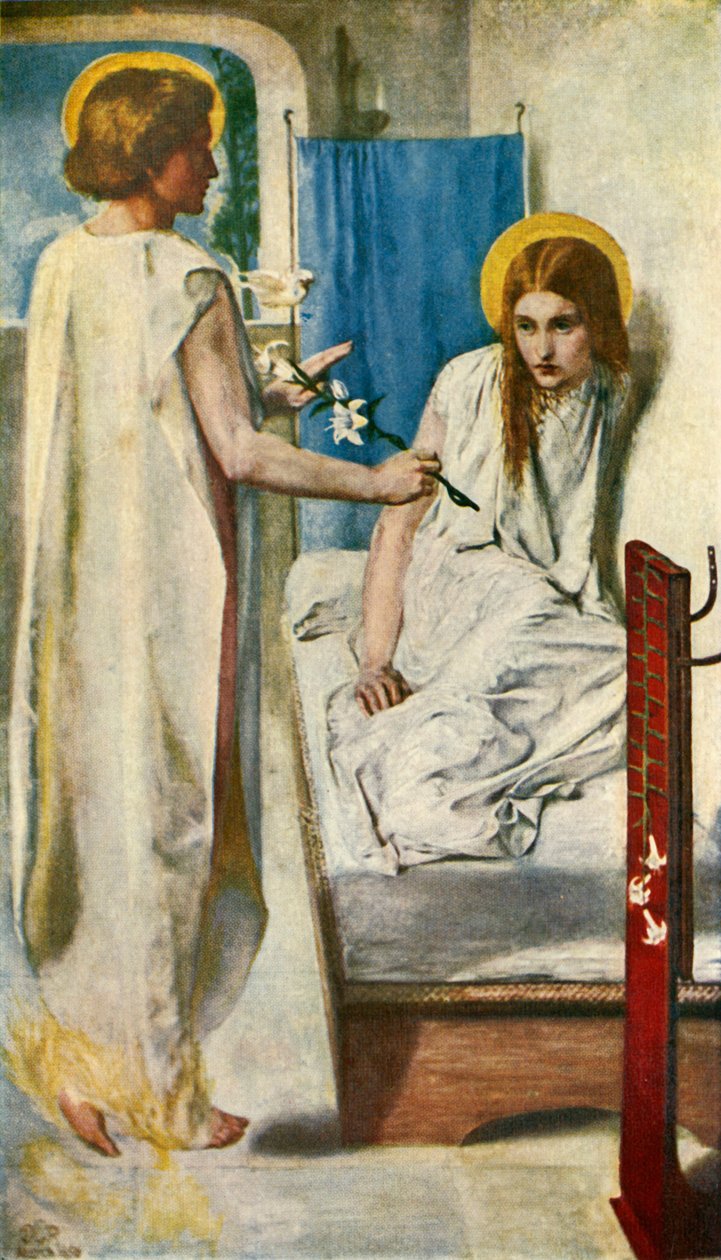 Ecce Ancilla Domini von Dante Gabriel Charles Rossetti