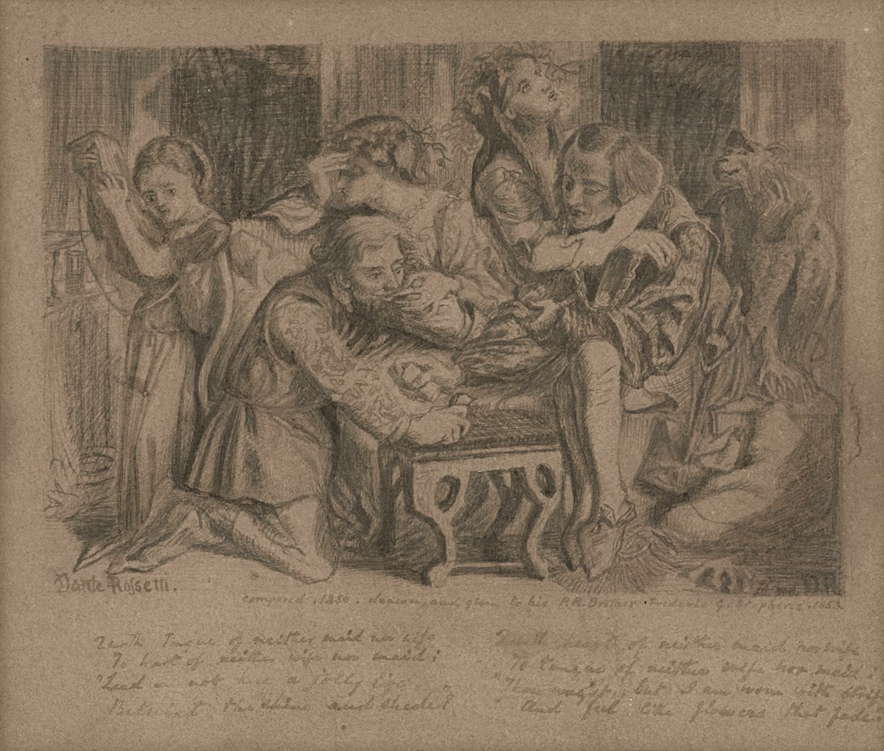 Hesterna Rosa von Dante Gabriel Charles Rossetti