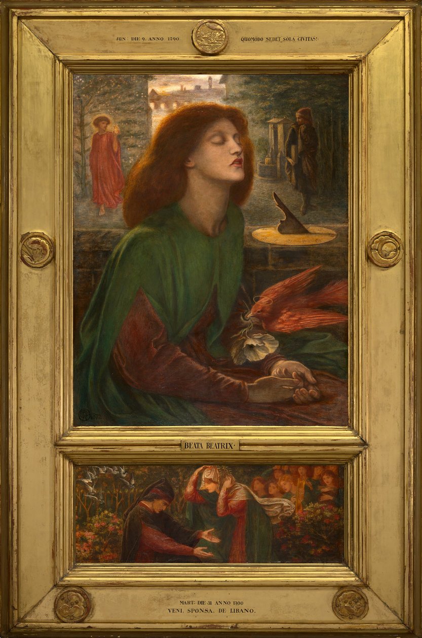 Beata Beatrix, 1871-72 von Dante Gabriel Rossetti