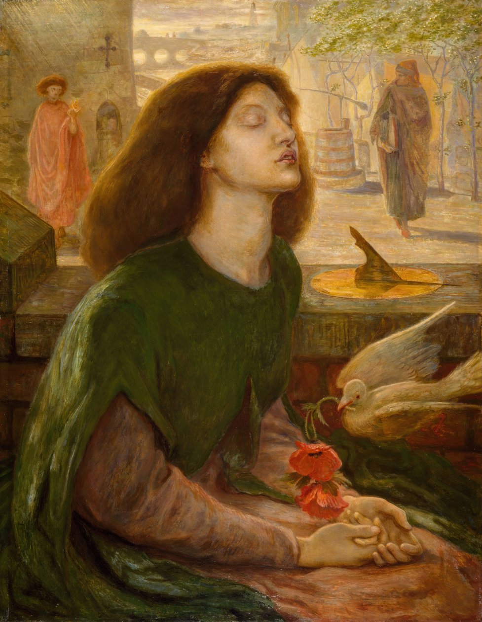Beata Beatrix, 1877 von Dante Gabriel Rossetti
