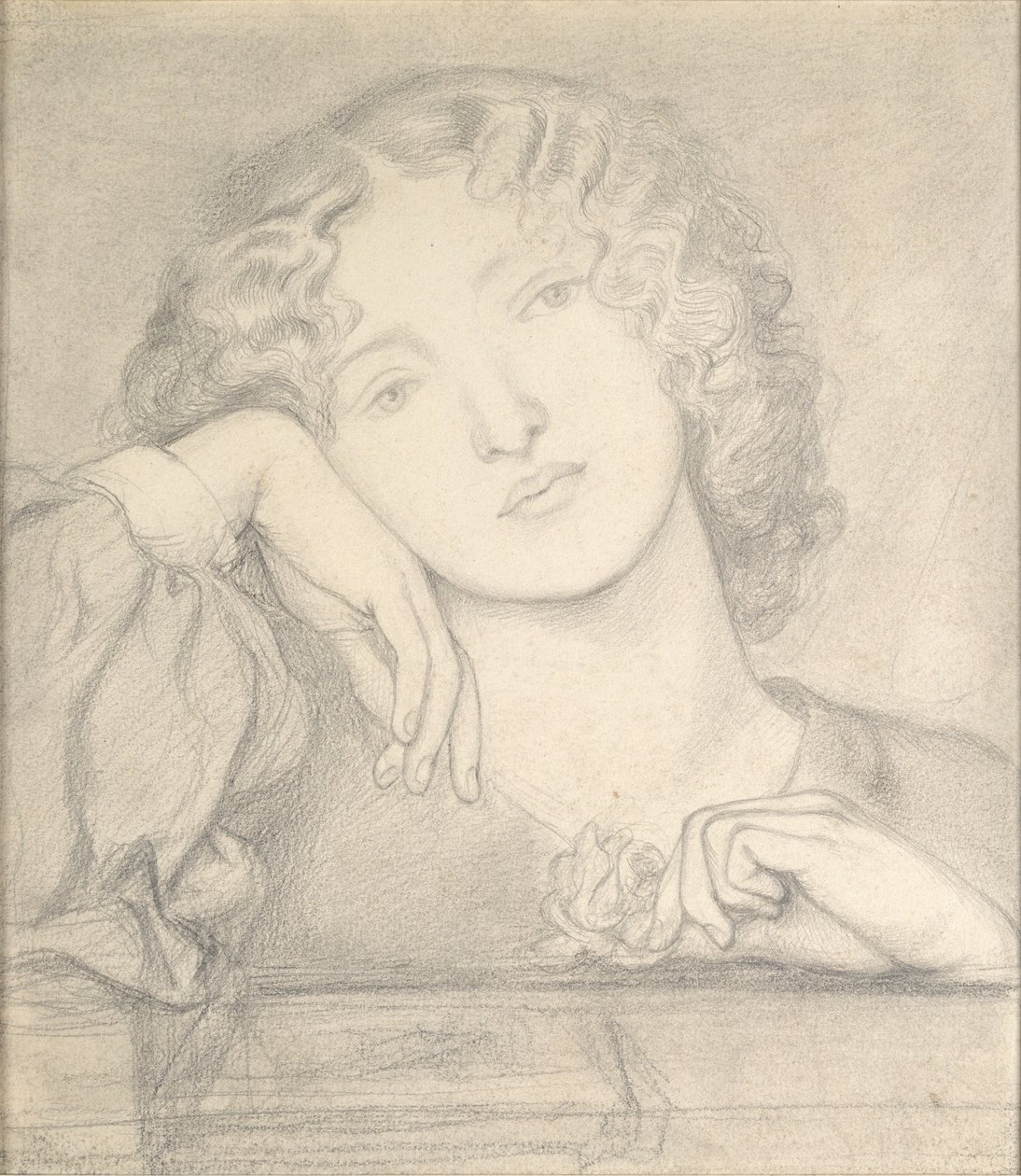 Monna Rosa, ca. 1860er Jahre von Dante Gabriel Rossetti