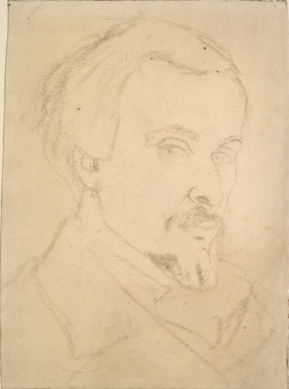 Selbstporträt von Dante Gabriel Rossetti