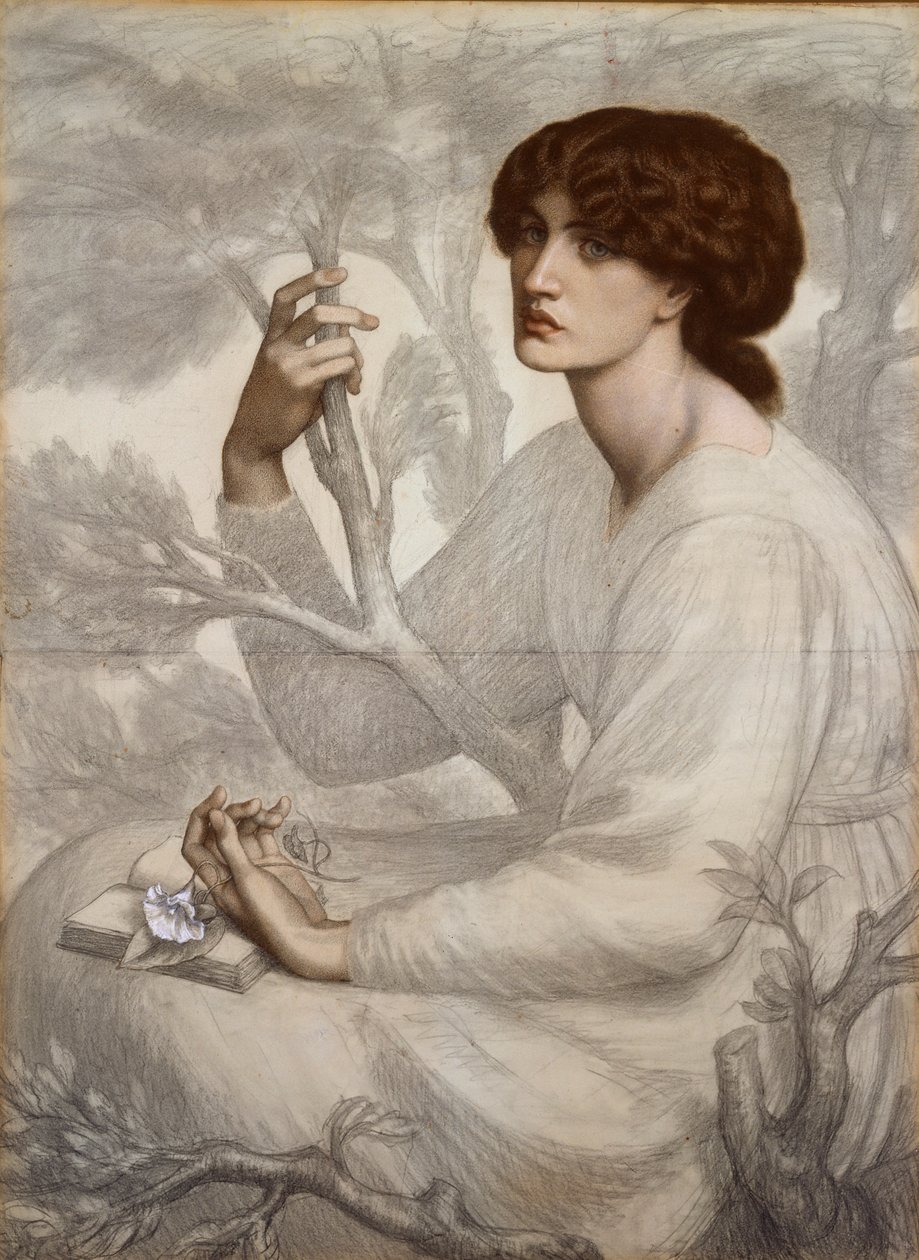 Der Tagtraum, spätes 19. Jahrhundert von Dante Gabriel Rossetti