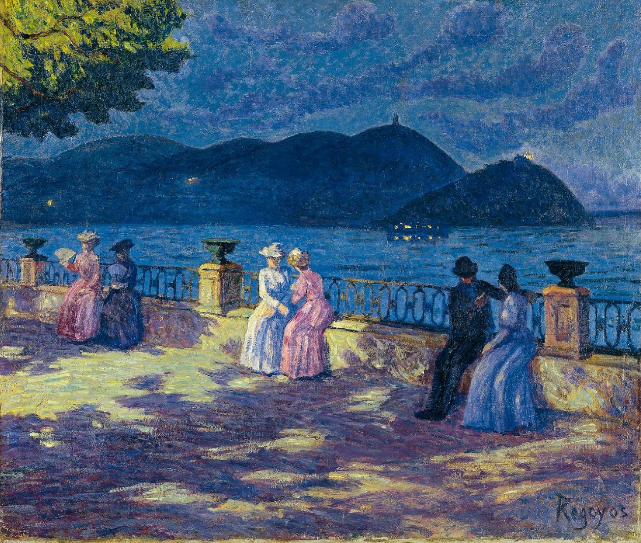 La Concha, Nacht von Darío de Regoyos