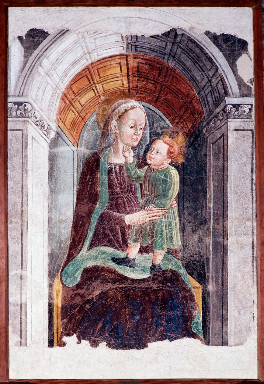 Madonna mit Kind von Dario da (attr.to) Treviso