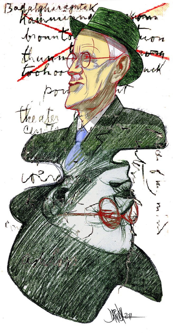 James Joyce von Dariush Radpour