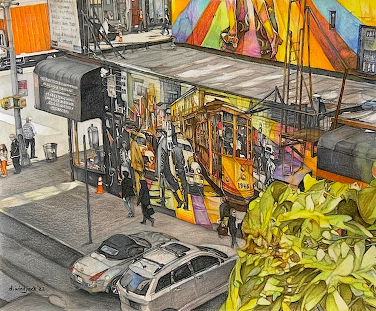 Birds Eye View, 2022 von Darrell Windjack