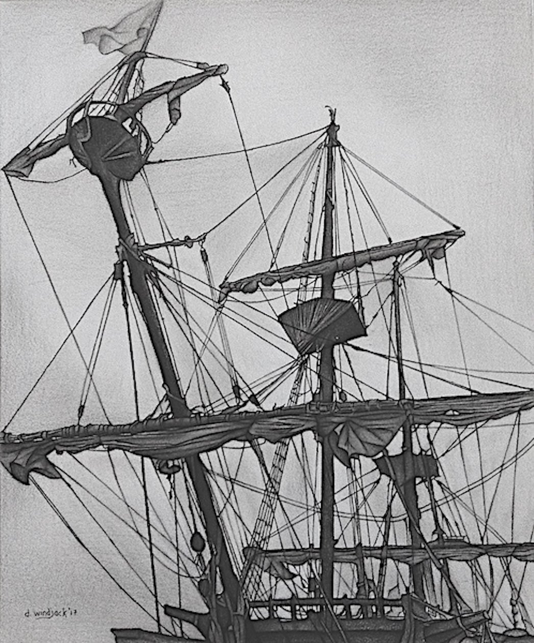 Ghostly Galleon, 2017 von Darrell Windjack