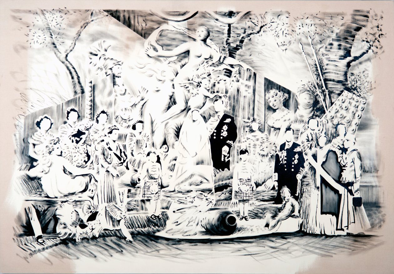 Venus bringt Waffen, 2018 von Darren Coffield