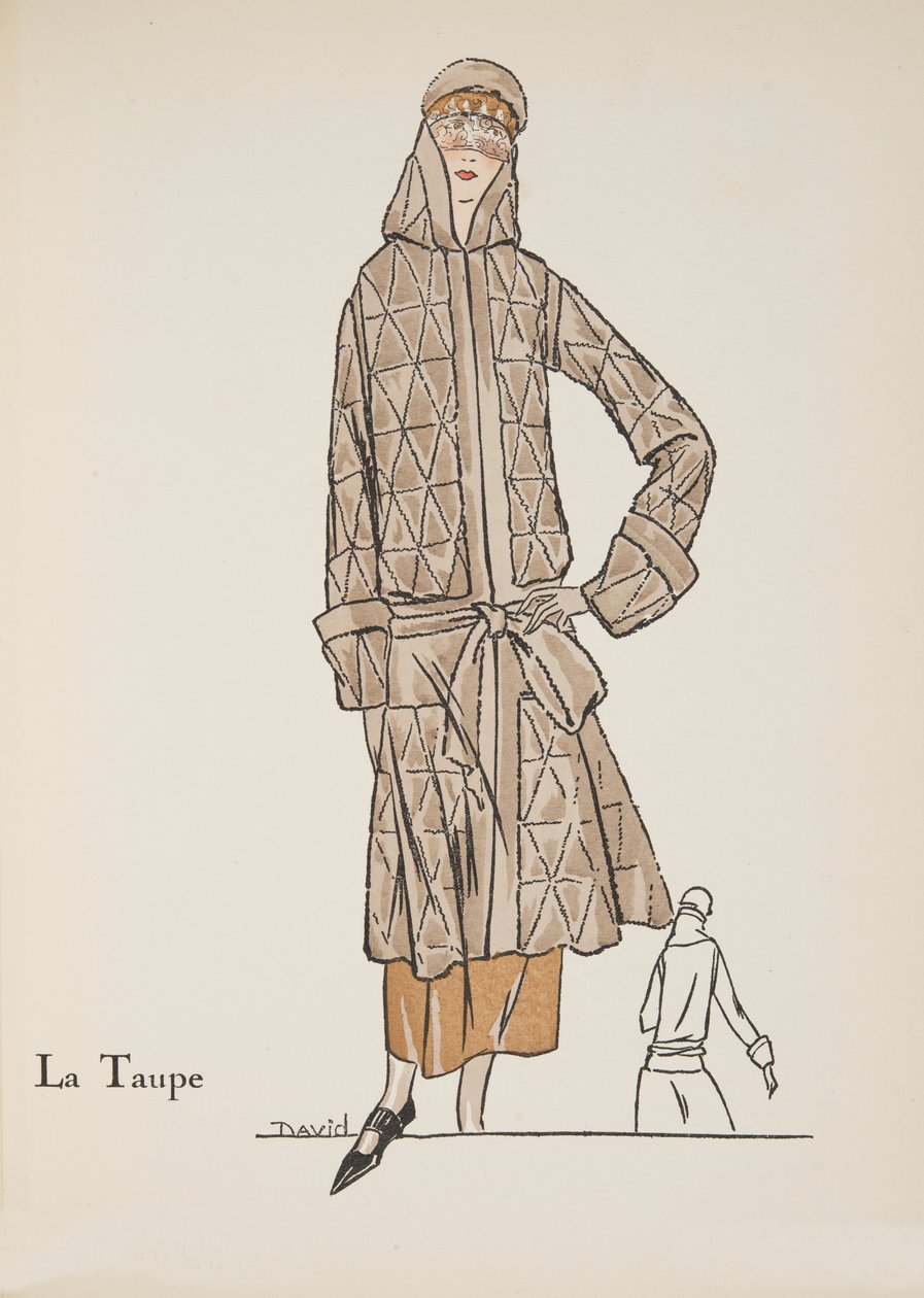 La Taupe, aus einer Sammlung von Modeplatten von David