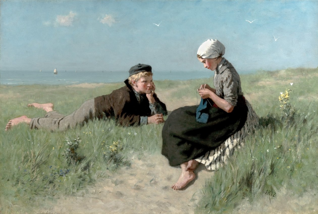 Welpenliebe von David Adolph Constant Artz