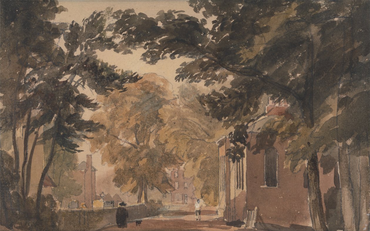 Eine Straße in Harborne von David Cox