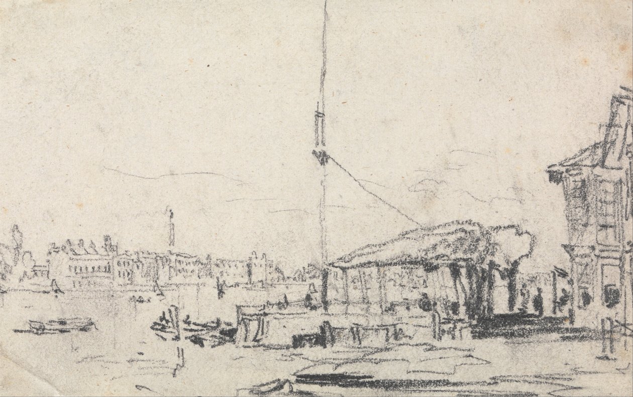 Ein Blick auf die Schelde von David Cox
