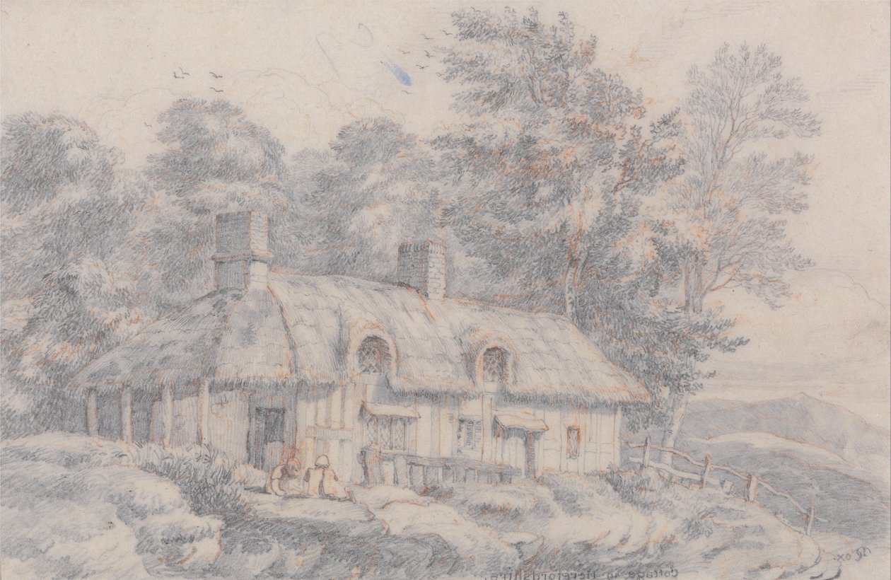 Hütte in Herefordshire von David Cox