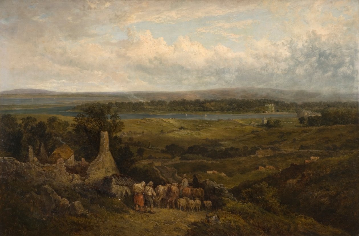 Menlough Castle, Galway, Irland von David Cox