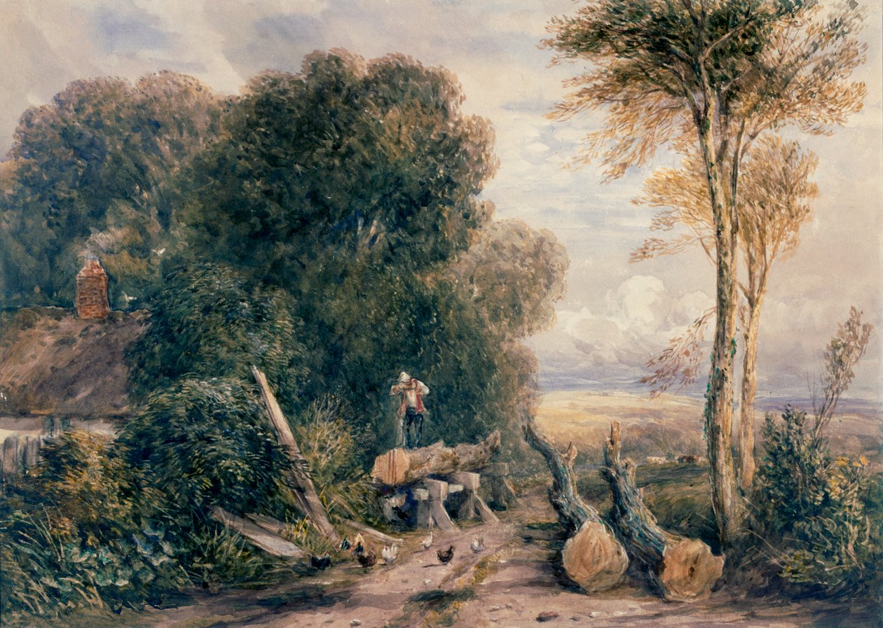 Die Sägegrube von David Cox