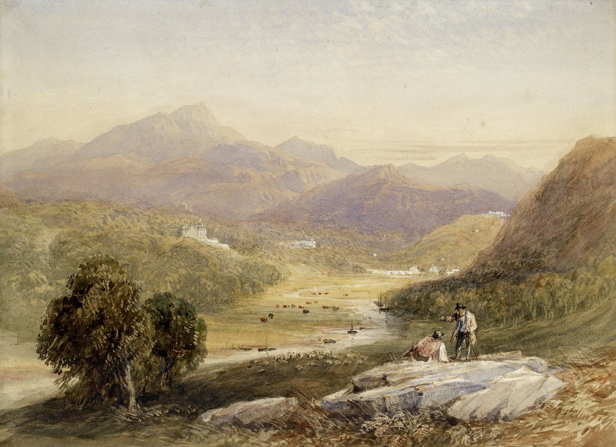 Das Tal von Ffestiniog, Merionethshire von David Cox