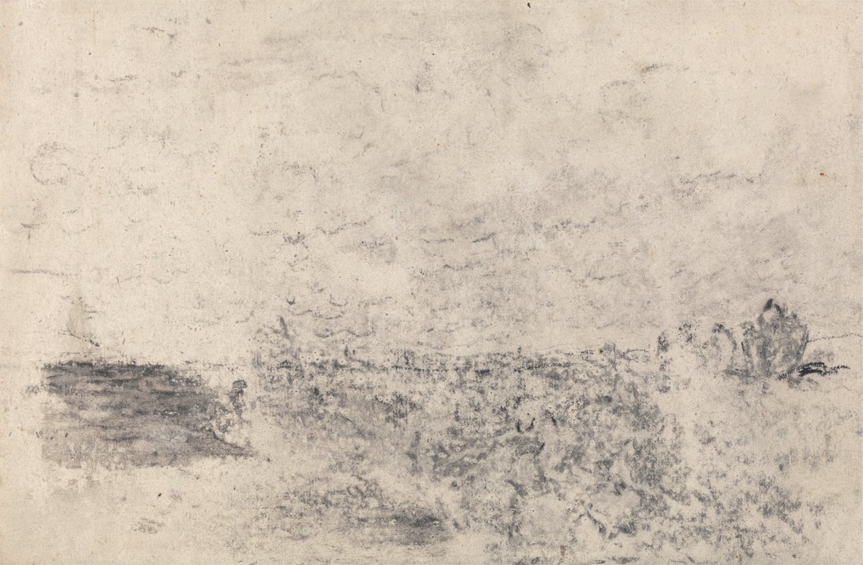 Der Wind auf der Heide von David Cox