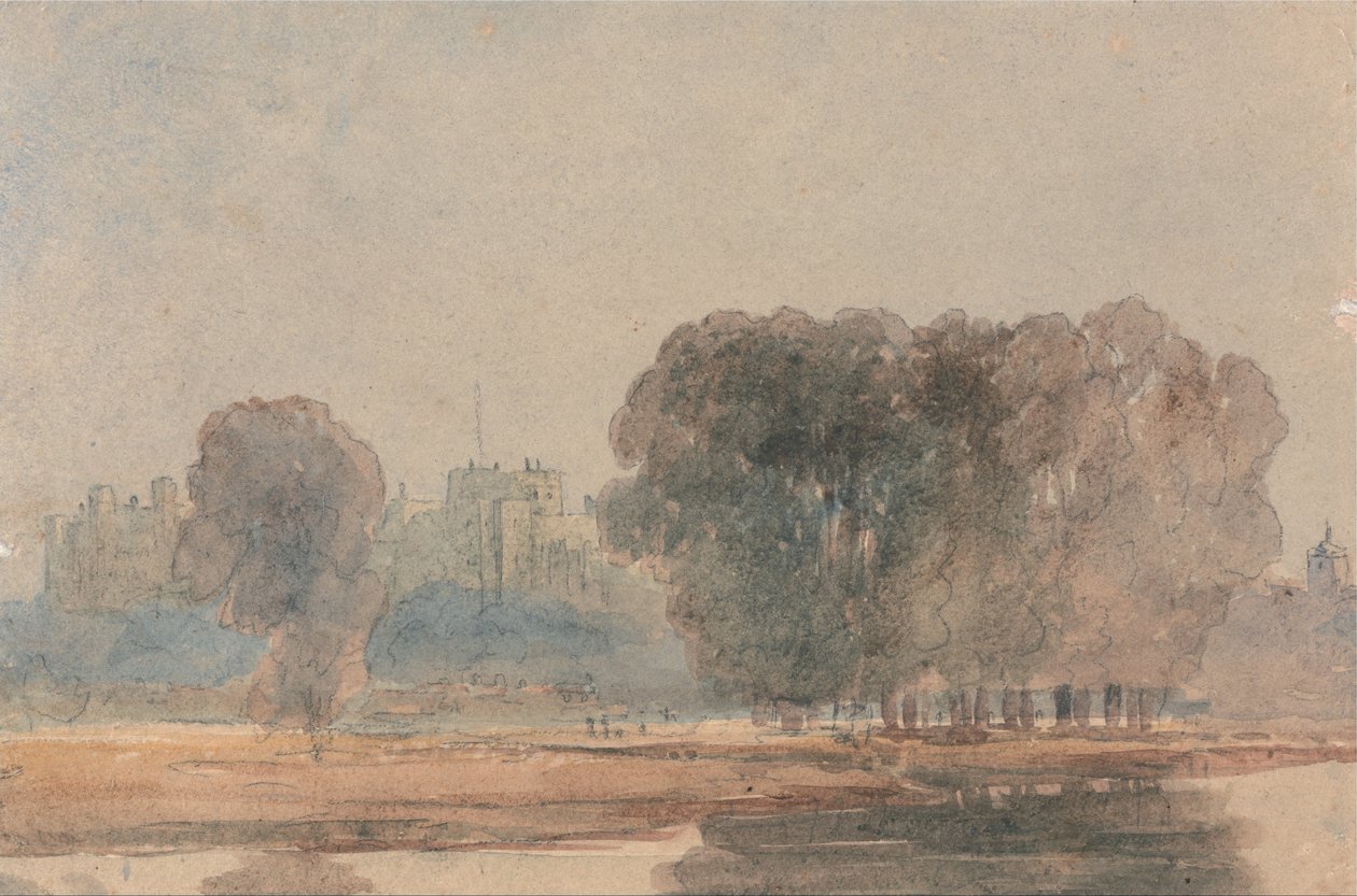 Schloss Windsor vom Brocas von David Cox