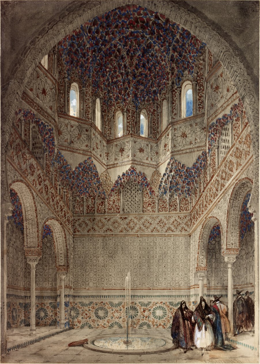 Im Alhambra-Palast, Granada von David Roberts