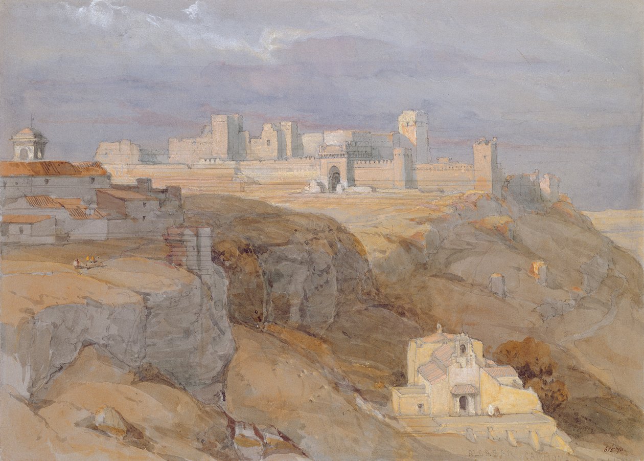 Der Alcazar von Carmona, Andalusien von David Roberts