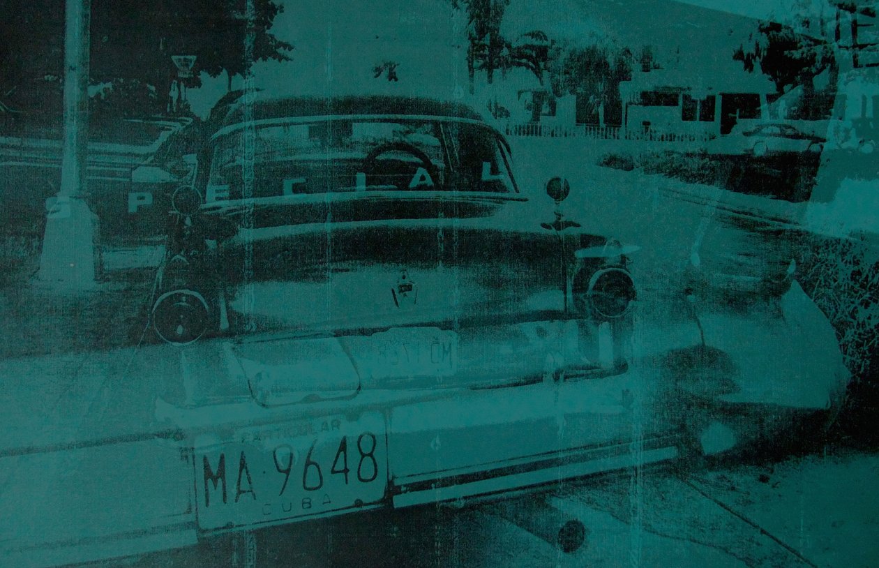 Abstraktes grünes Auto von David Studwell