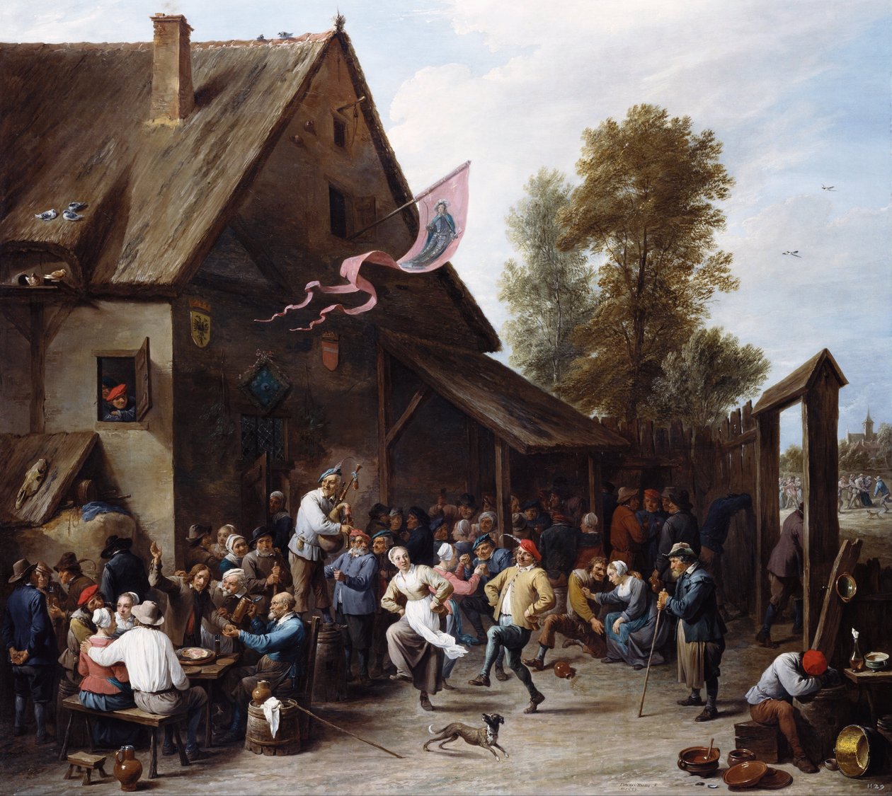 Kirmes am St. Georgstag von David Teniers the Younger