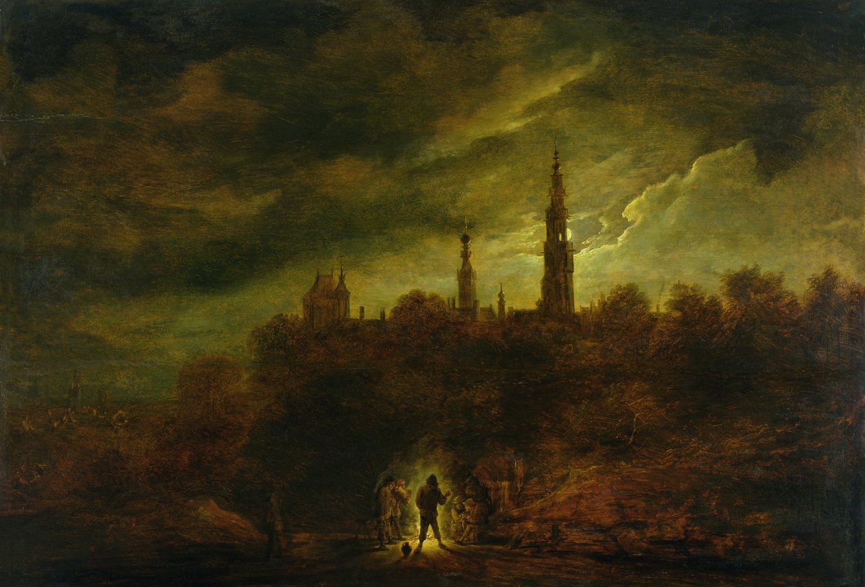 Mondscheinlandschaft von David Teniers the Younger
