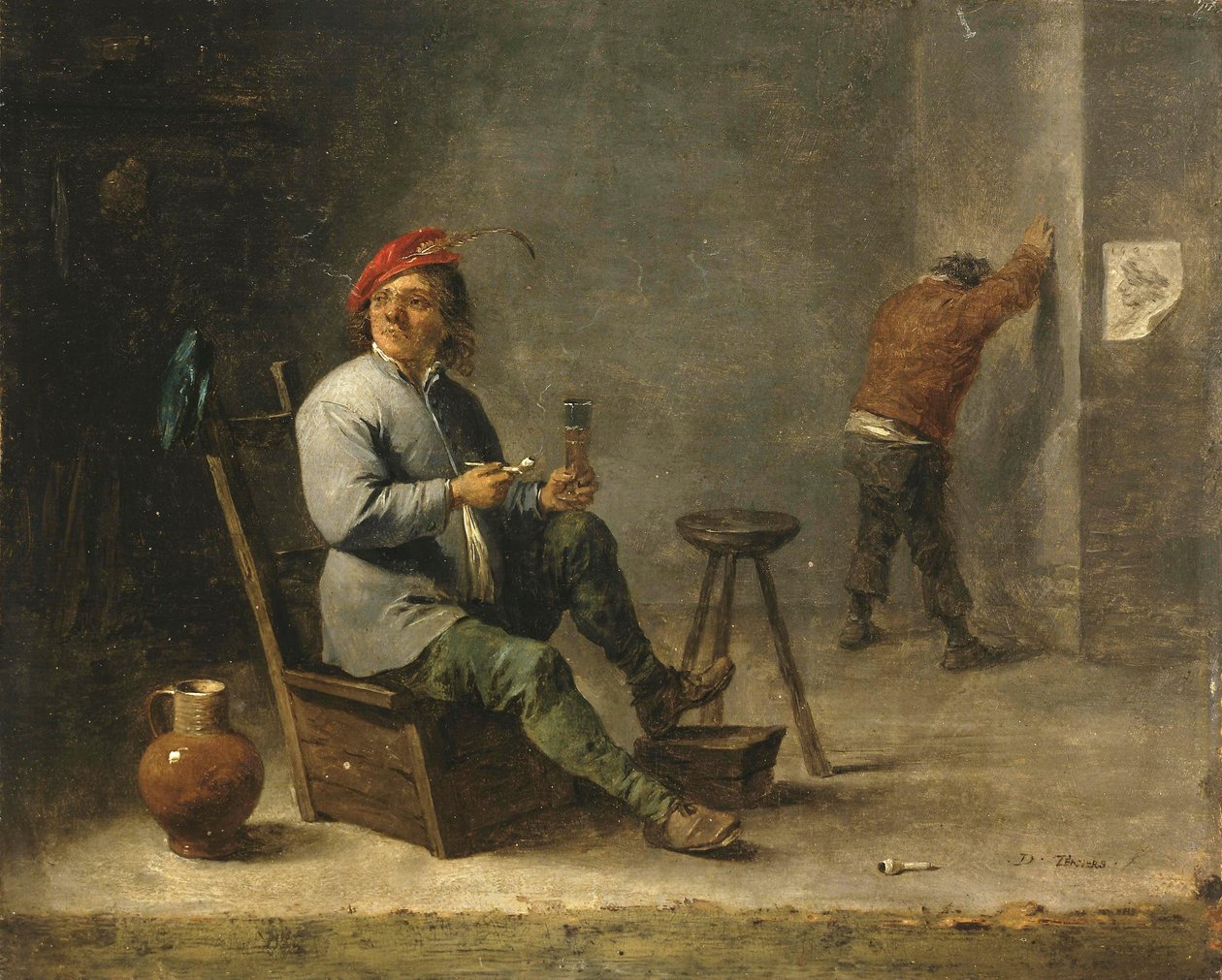 Raucher von David Teniers the Younger