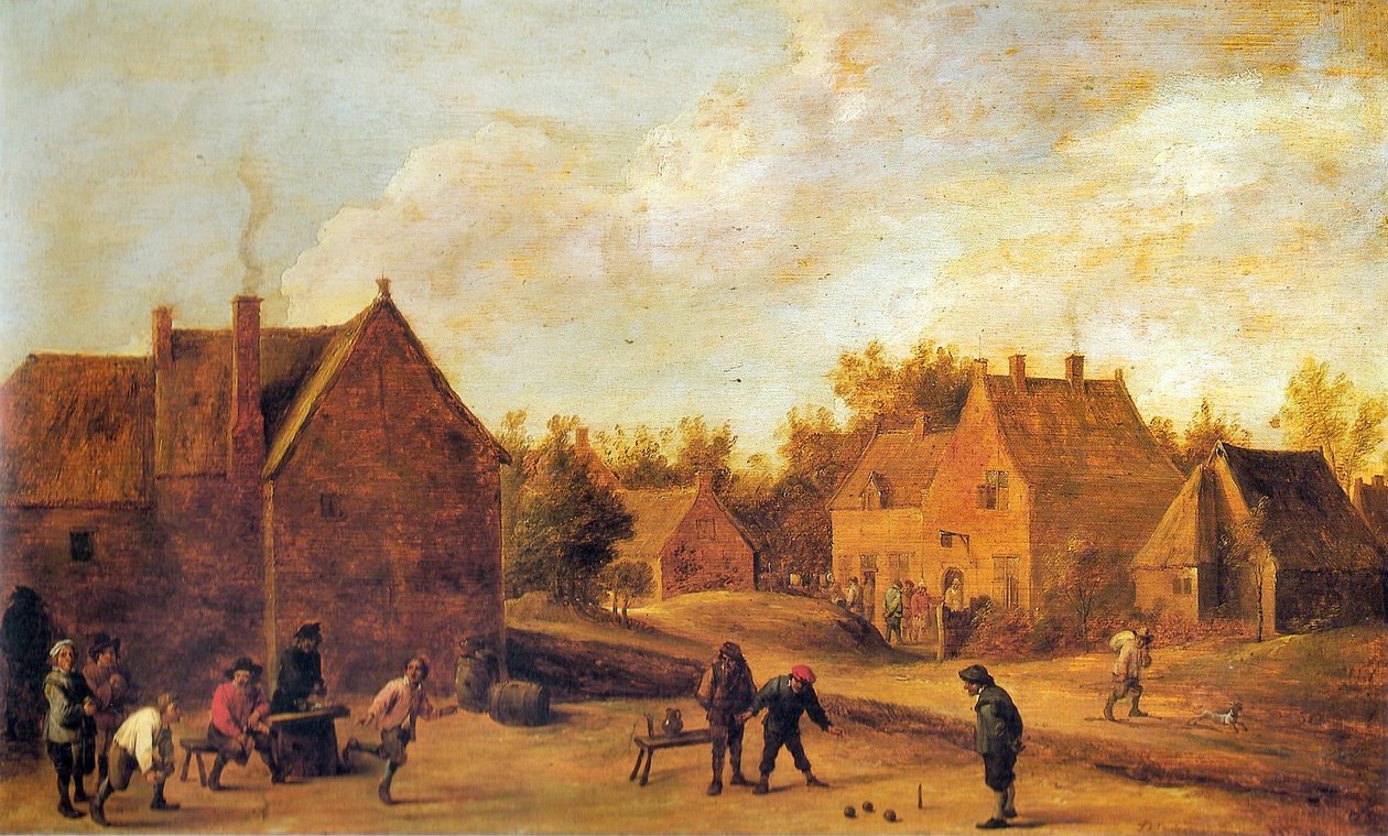 Dorfszene von David Teniers the Younger