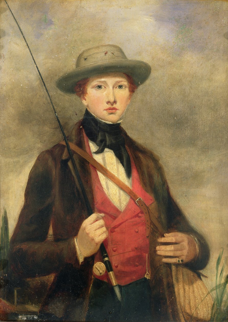 Junge mit einer Angelrute von David Wilkie