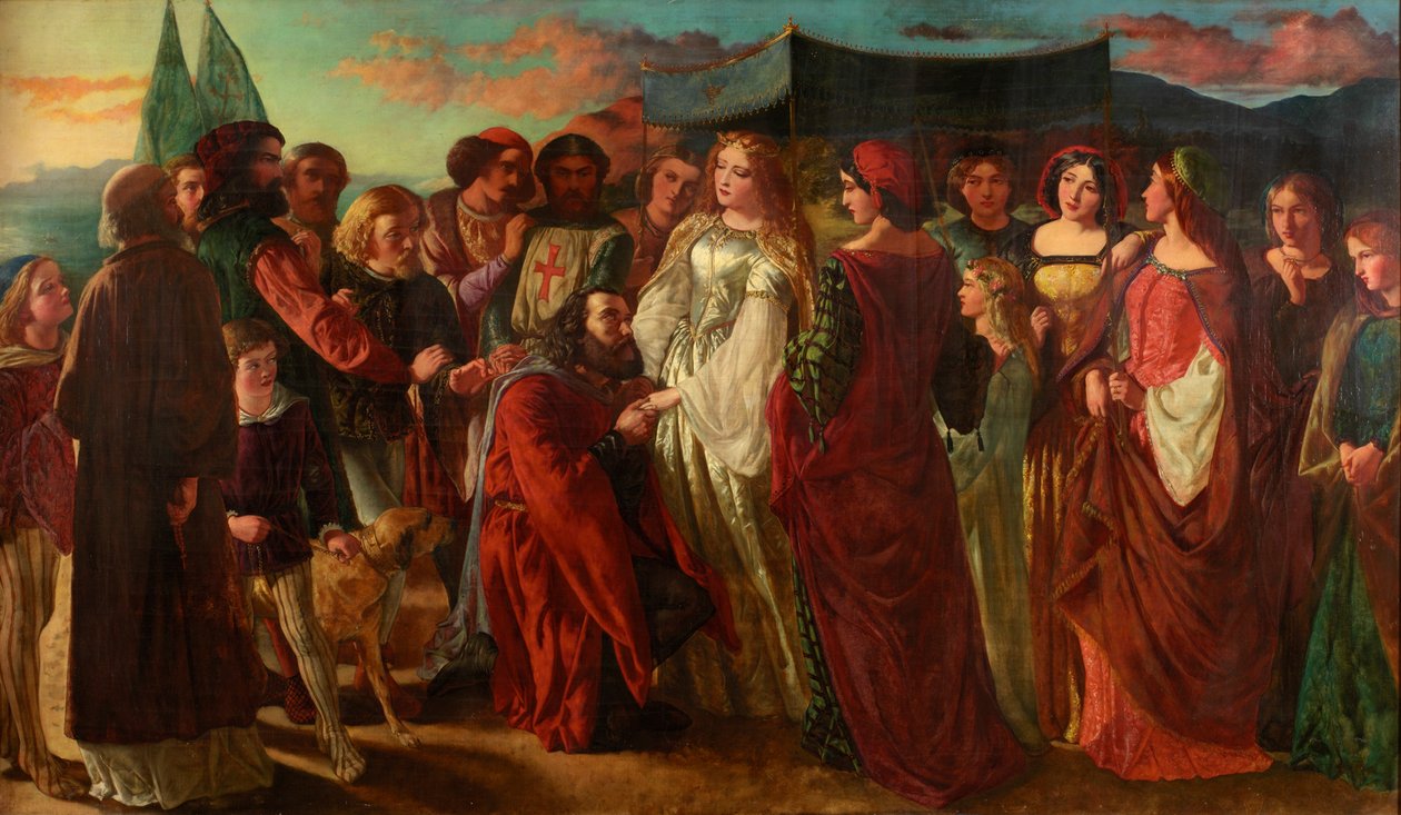 Der Ritter der Dame von David Wilkie