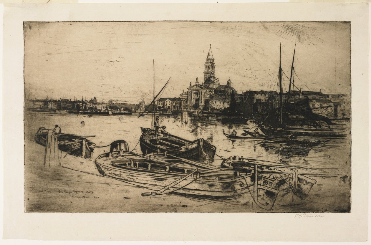 San Giorgio Maggiore, 1895 von David Young Cameron
