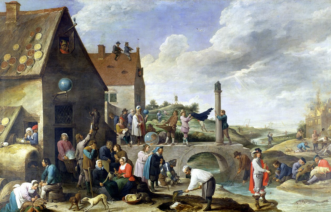Die Sprichwörter von David Teniers the Younger