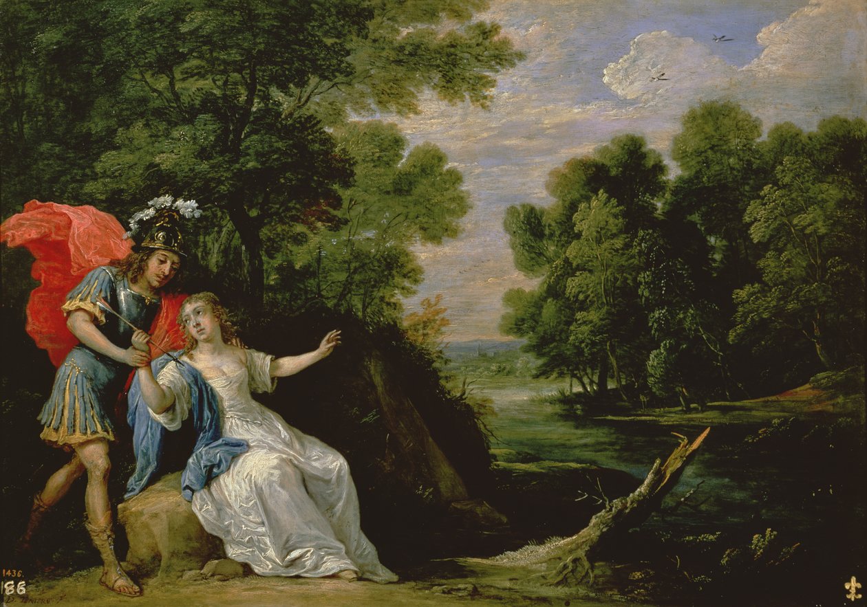 Die Versöhnung von Rinaldo und Armida, 1836 von David Teniers the Younger