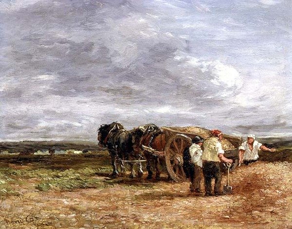 Kieskarren von David Cox