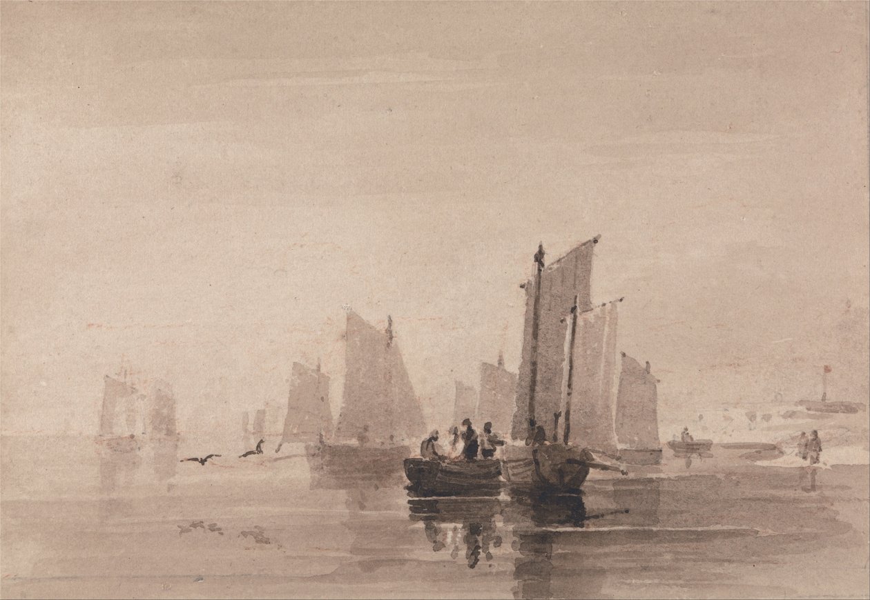 Fischen vor Hastings von David Cox