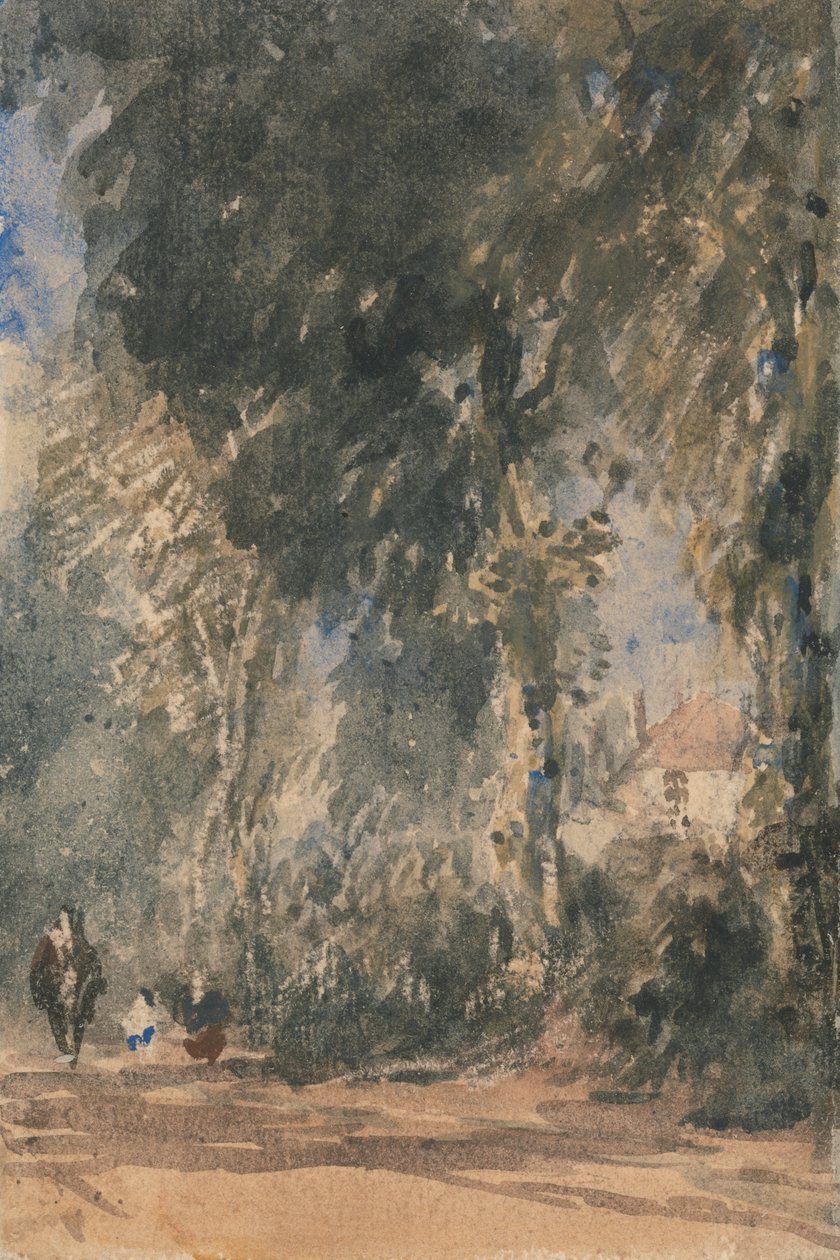 Die Abteitore mit Blick auf Greenfield House von David Cox