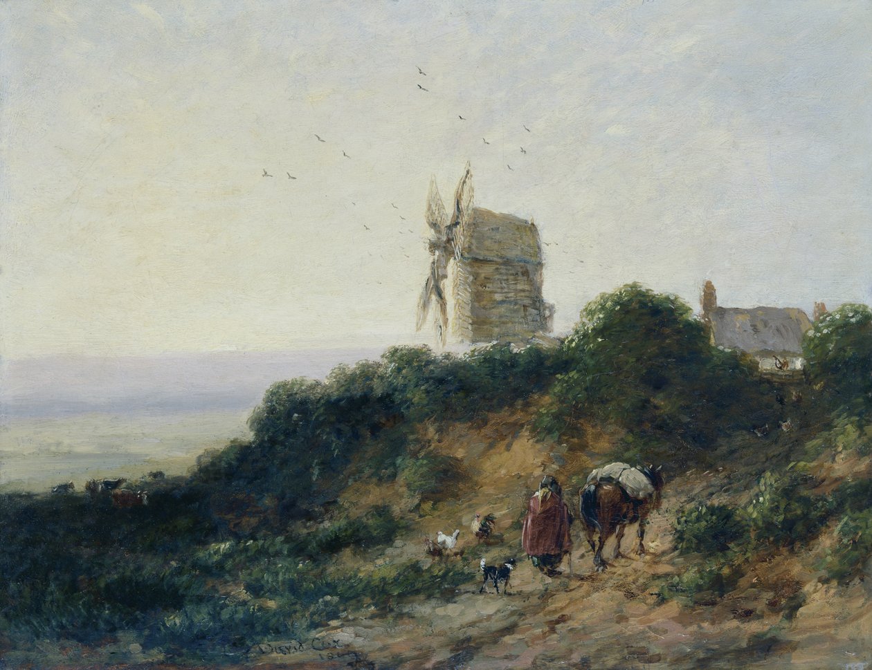 Der Weg zur Mühle von David Cox